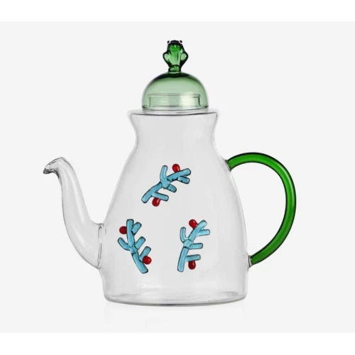 Teiera/Caffettiera bacche e rana woodland tales