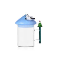 Tisaniera gatto sdraiato sul tappo christmas tales