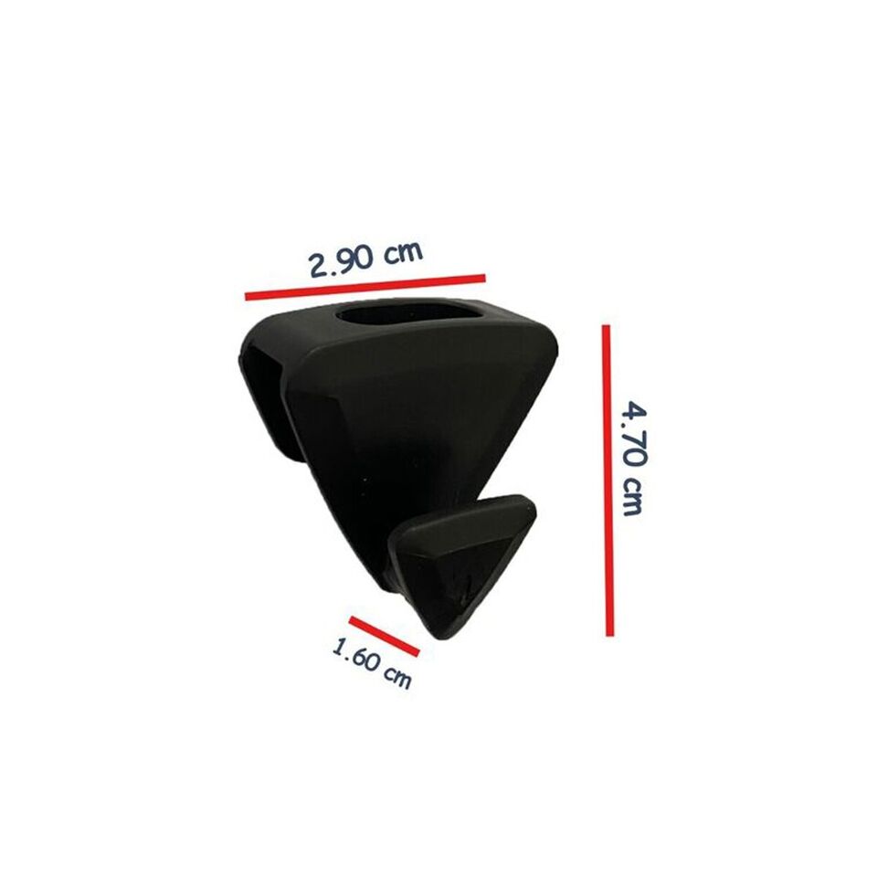 CONNETTORE GANCI APPENDIABITI PLASTICA RISPARMIO SPAZIO KIT 10 PEZZI SALVASPAZIO