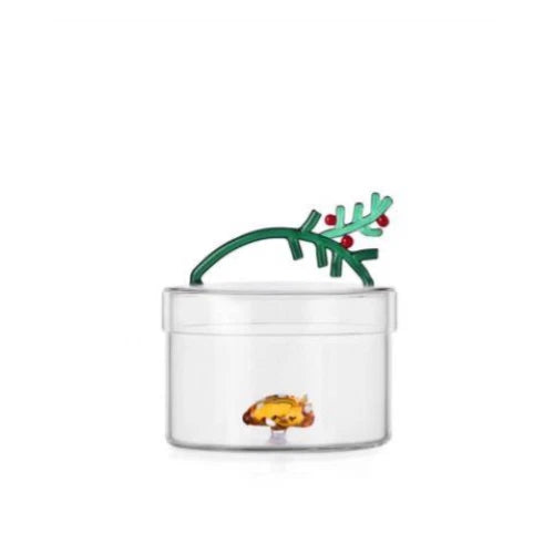 Scatola bacche e cerbiatto sdraiato woodland tales