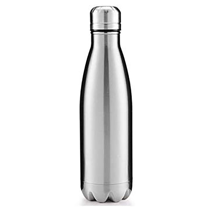 PORTATILE BORRACCIA BOTTIGLIA D'ACQUA ACCIAIO INOX TERMICA CALDO FREDDO 500 ML