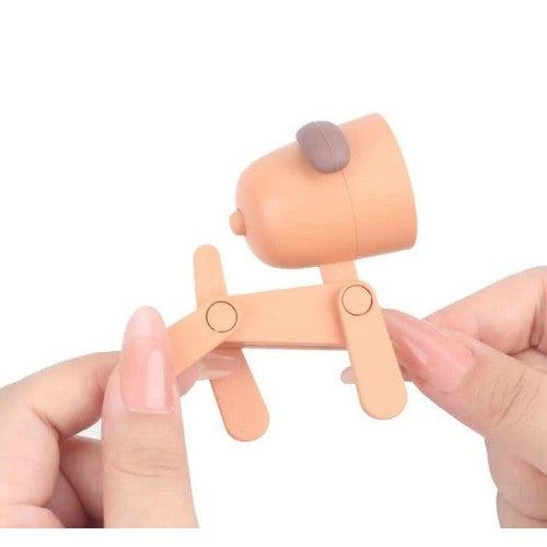 Lampada cane mini arancione