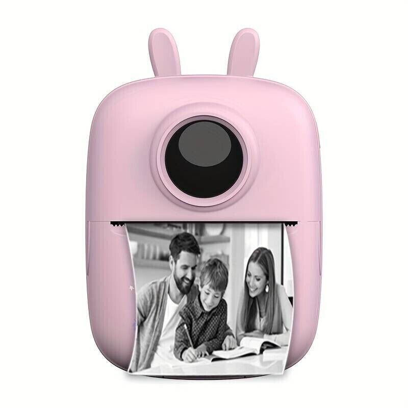 MINI STAMPANTE PORTATILE STAMPA DA SMARTPHONE FOTO VIDEO TESTO ROSA BLUETOOTH