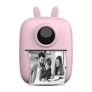 MINI STAMPANTE PORTATILE STAMPA DA SMARTPHONE FOTO VIDEO TESTO ROSA BLUETOOTH