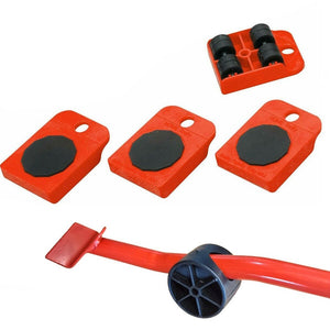 SOLLEVATORE SOLLEVA MOBILI RUOTE 4 PIASTRE 150KG SPOSTARE SOLLEVARE MOBILE CASA