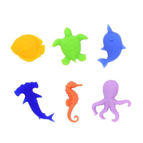 Segnabicchieri set sea animali