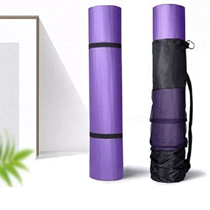 SACCA BORSA PORTA TAPPETINO TRASPORTA TAPPETO YOGA NERO TRACOLLA SPORT 69X21CM