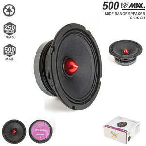 CASSA AUTO BULLET PROIETTILE PROFESSIONALE ALTOPARLANTE 16.5 CM 500W MAX SPEAKER