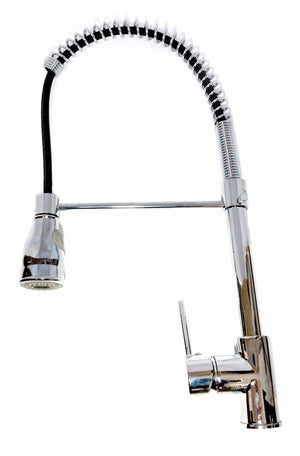 MISCELATORE LAVELLO CUCINA DOCCIA PROFESSIONALE ISOLA CROMATO RUBINETTO LAVABO