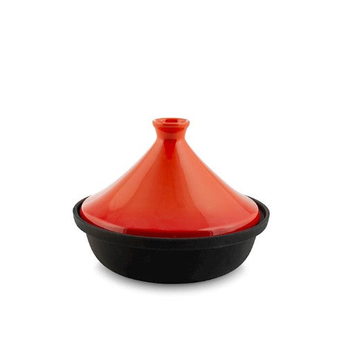 Tajine in ghisa smaltata con coperchio in ceramica – Ø 25 cm, 2 L