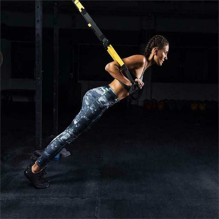 FASCE CINGHIA SOSPENSIONE BANDE FASCIA TRX GANCIO PALESTRA RESISTENZA MANIGLIE