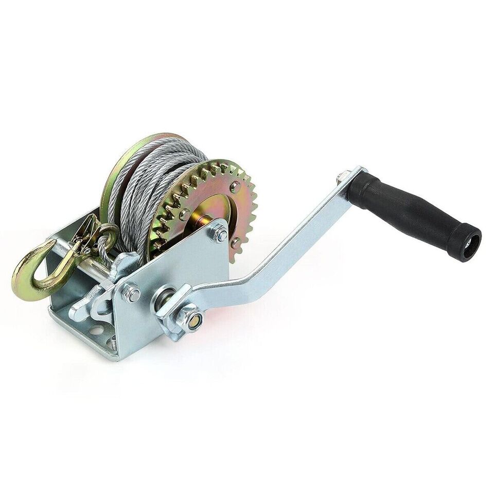 PARANCO MONTACARICHI VERRICELLO GANCIO MANUALE ARGANO 1600 LBS CAVO ACCIAIO