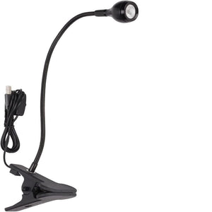 LAMPADA COLLA UV LUCE VIOLA RAGGI ULTRAVIOLETTI LED CLIP TAVOLO NAIL ART UNGHIE