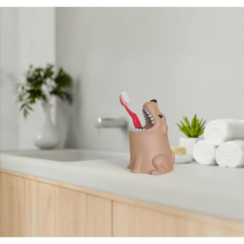 Porta Spazzolino a Forma di Cagnolino - Decorazione da Bagno