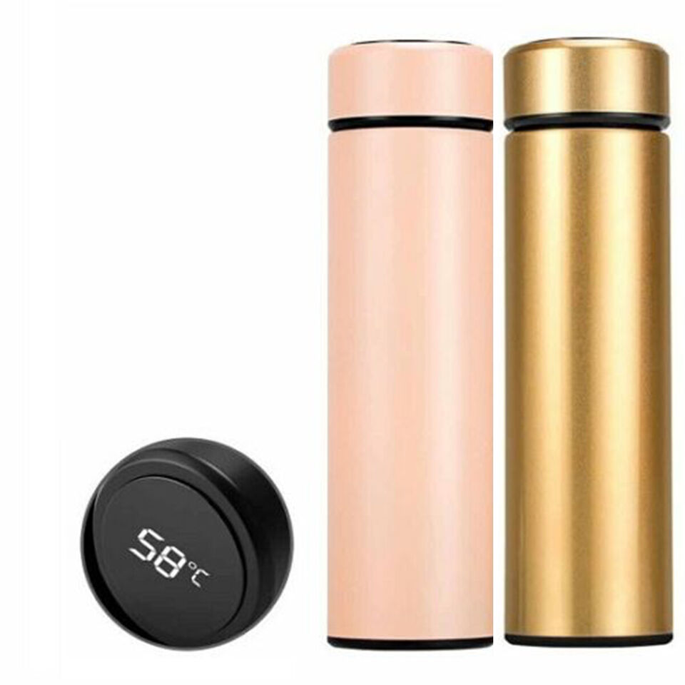 BOTTIGLIA DISPLAY TOUCH ACQUA CALDO FREDDO SMART ACCIAIO INOSSIDABILE THERMOS