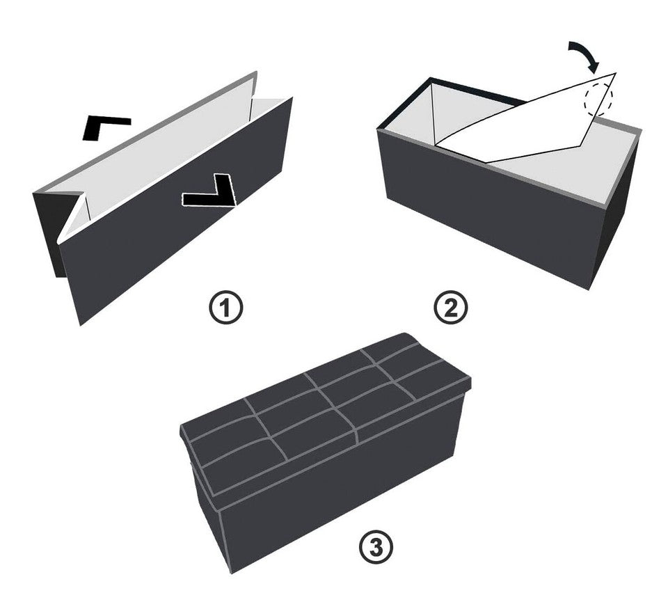 Cassapanca Contenitore Pouf Portaoggetti Poggiapiedi Diamante Strass Swarovski 76x38x38 cm