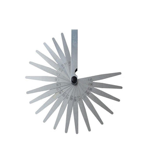 SPESSIMETRO VALVOLE DI PRECISIONE 20 LAME DI SPESSIMETRO IN ACCIAIO 0.05-1.00mm