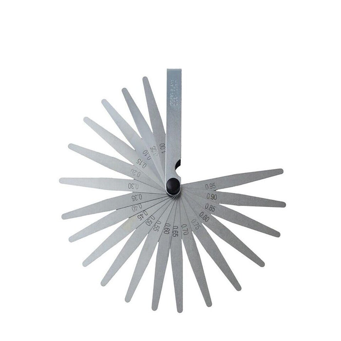 SPESSIMETRO VALVOLE DI PRECISIONE 20 LAME DI SPESSIMETRO IN ACCIAIO 0.05-1.00mm