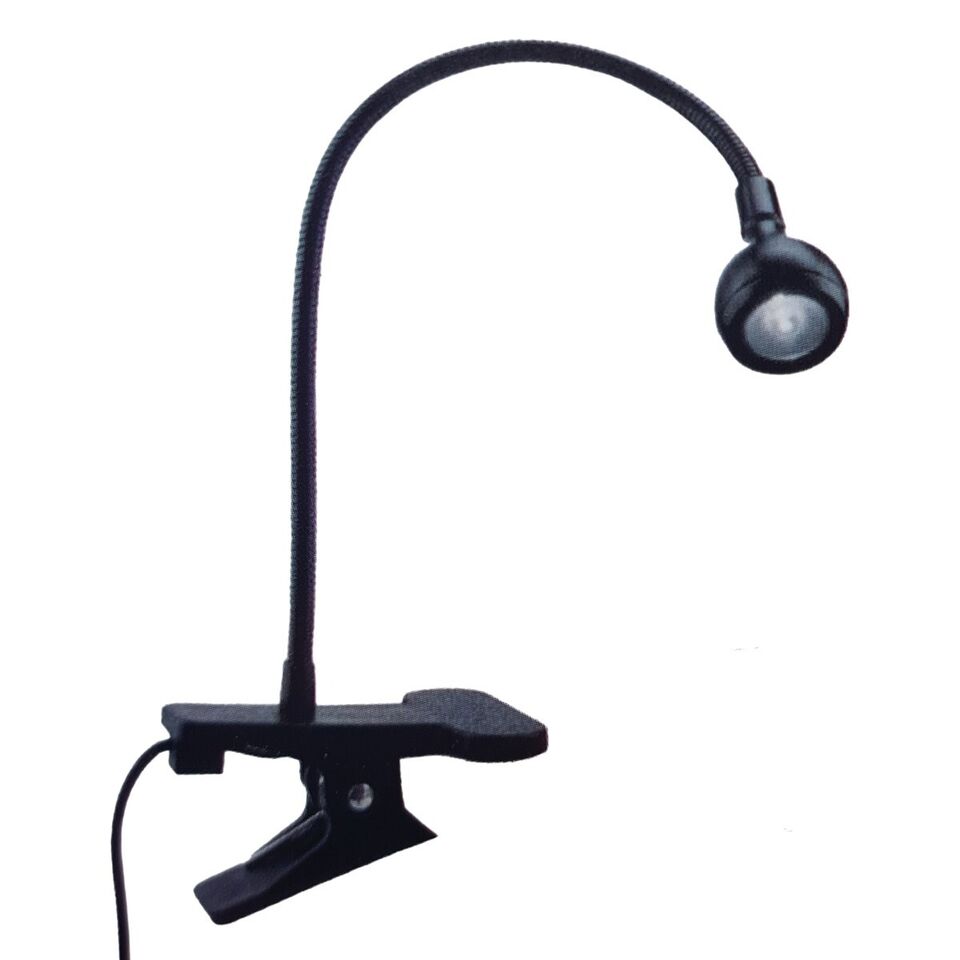 LAMPADA COLLA UV LUCE VIOLA RAGGI ULTRAVIOLETTI LED CLIP TAVOLO NAIL ART UNGHIE