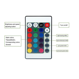 STRISCIA LED ADESIVA LUCE RGB RETROILLUMINAZIONE TV USB 2 MT FLESSIBILE TE-B0309