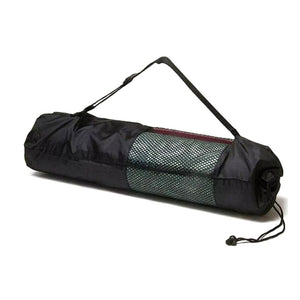 SACCA BORSA PORTA TAPPETINO TRASPORTA TAPPETO YOGA NERO TRACOLLA SPORT 69X21CM