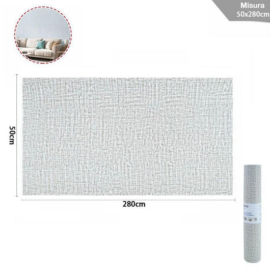 ROTOLO ADESIVO PER MURO PARETE RIVESTIMENTO CARTA DA PARATI MURI 50x280cm 73127