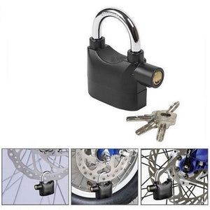 ALLARME BLOCCADISCO ANTIFURTO SONORO MOTO SCOOTER LUCCHETTO 110dBa 70MM ALL-7033