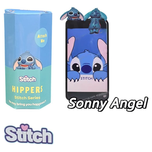 2 SONNY ANGEL STITCH SERIES SORPRESA HIPPERS DECORAZIONE CELLULARE MINI FIGURA