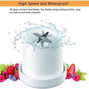 MINI FRULLATORE PORTATILE USB DA VIAGGIO SUCCO FRUTTA MIXER FRULLATI 420ML