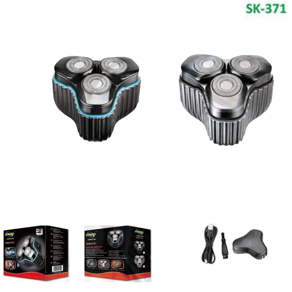 MINI RASOIO ELETTRICO RICARICABILE BARBA USB PORTATILE UOMO TESTINA SK-371