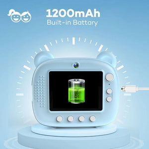 FOTOCAMERA STAMPA ISTANTANEA BAMBINI FOTO TERMICA MACCHINA FOTOGRAFICA DIGITALE