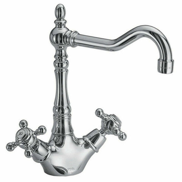 RUBINETTO LAVELLO CUCINA CANNA ALTA ANTICO MISCELATORE LAVANDINO CROMATO JH-1693