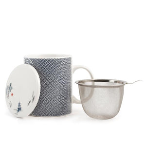 Tisaniera seta con filtro in acciaio inox cc 340