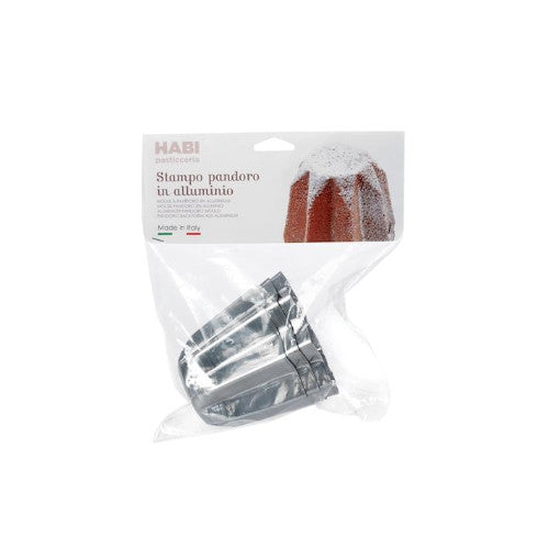 Confezione 3 stampi pandoro alluminio gr 70