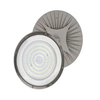 FARO INDUSTRIALE LED 100W DISCO ROTONDO UFO IP65 PLAFONIERA CAMPANA 6500K