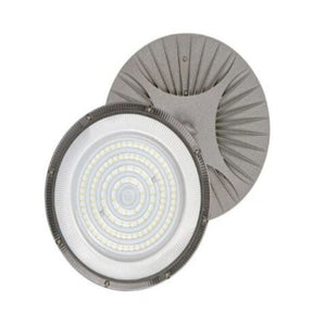 FARO INDUSTRIALE LED 100W DISCO ROTONDO UFO IP65 PLAFONIERA CAMPANA 6500K