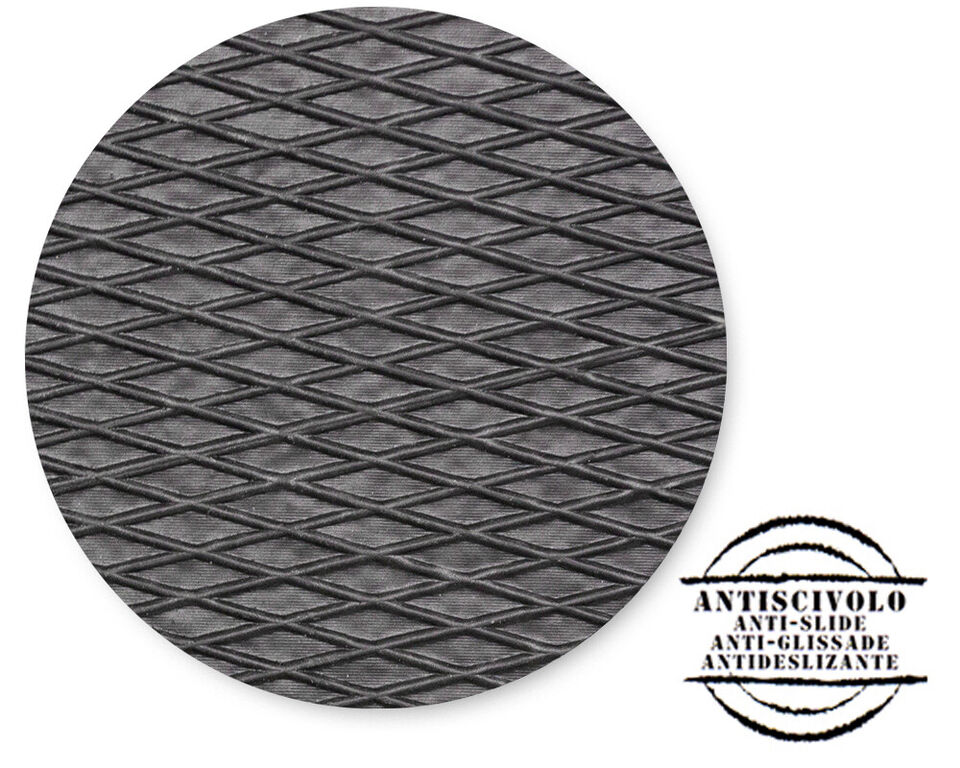 Passatoia 50x400 cm Corridoio Agugliato Moquette Corsia Grigio Zerbino Esterno Interno Negozio