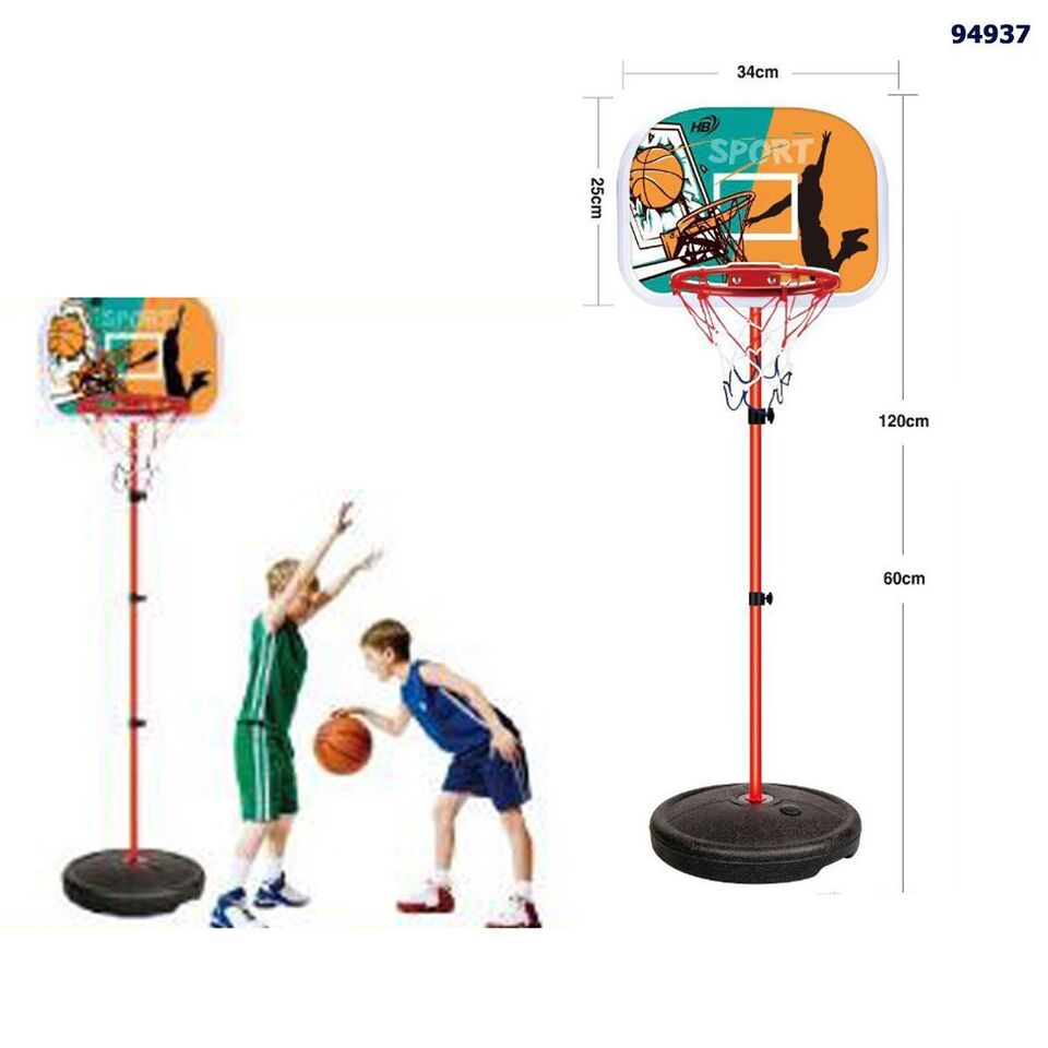 CANESTRO BASKET ALTEZZA REGOLABILE CON TABELLONE E PALLA PER BAMBINI SMALL 94937