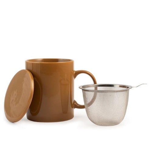 Tisaniera Caramello con filtro in acciaio inox cc 340