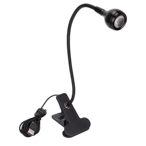 LAMPADA COLLA UV LUCE VIOLA RAGGI ULTRAVIOLETTI LED CLIP TAVOLO NAIL ART UNGHIE