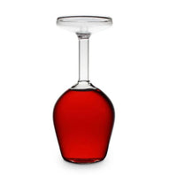 Bicchiere da vino capovolto
