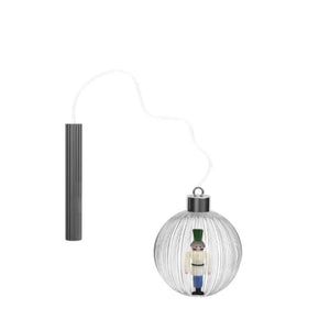 Lampada palla di Natale soldatino schiaccianoci