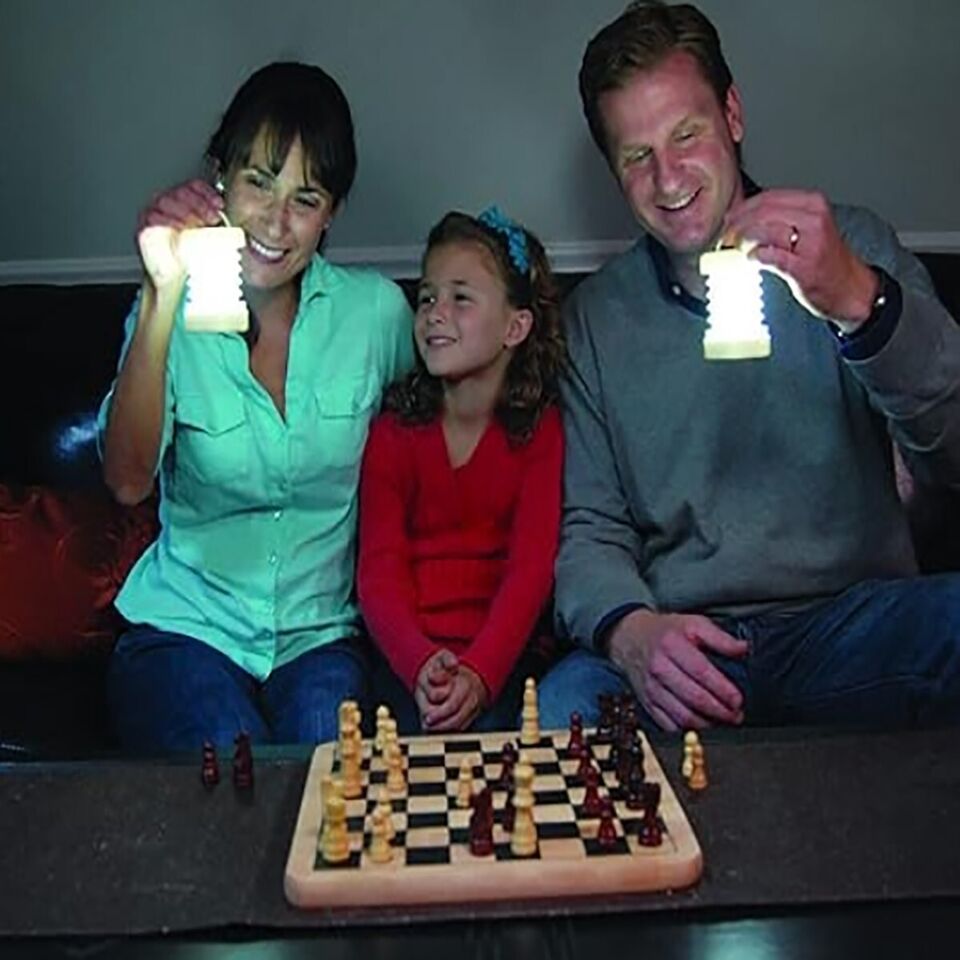 4 MINI LANTERNE LAMPADE LUCE 5 LED TORCIA LANTERNA INTERNO ESTERNO CAMPEGGIO