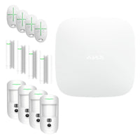 Ajax Kit Hub 2 Plus 4 Motioncam 4 Doorprotect 4 Spacecontrol Bianco