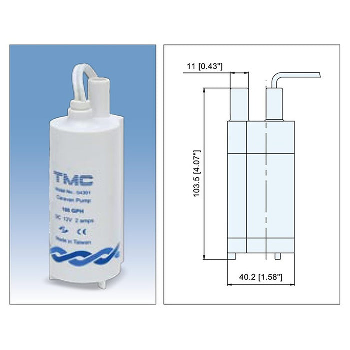 Pompa per travaso acqua 100ghp 12 volt per barca caravan campeggio barca nautica