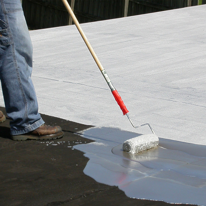 Guaina liquida impermeabilizzazione protezione riparazione balcone tetto grigia *** formato 10 kg, confezione 1