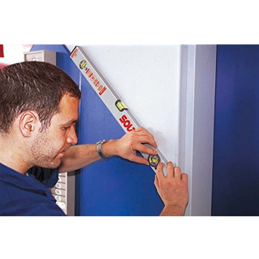 Livella in alluminio av da 60 cm a bolla colore argento massima precisione