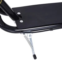 Monopattino per Bambini da 5 Anni con Ruote Grandi da 16" e Altezza Regolabile, Freni e Cavalletto, Nero