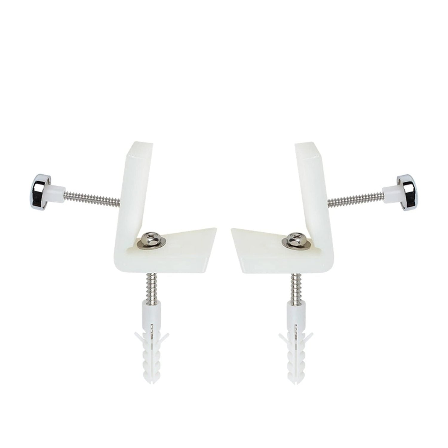 Kit completo di viti e staffe di fissaggio per sanitari a pavimento standard *** confezione 1