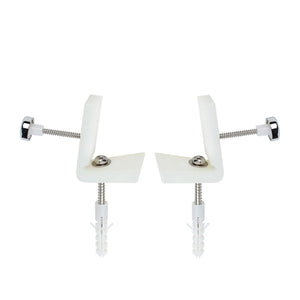 Kit completo di viti e staffe di fissaggio per sanitari a pavimento standard *** confezione 1